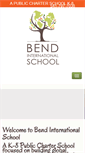 Mobile Screenshot of bendinternationalschool.org
